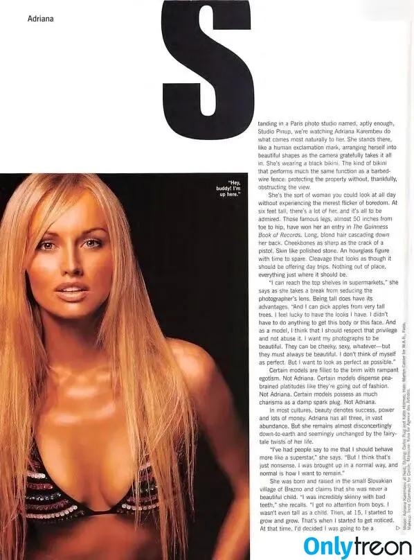 Adriana Karembeu nude photo #0029 (adrianakarembeusklenarikova)