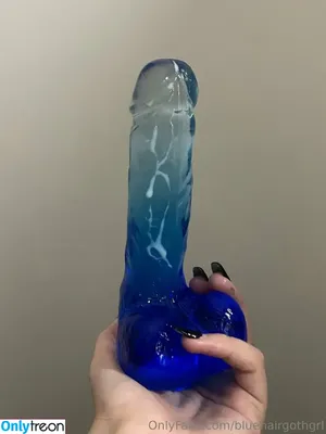 bluehairgothgrl / bluehairedgoth nude photo #0007