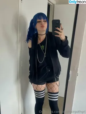 bluehairgothgrl / bluehairedgoth nude photo #0016