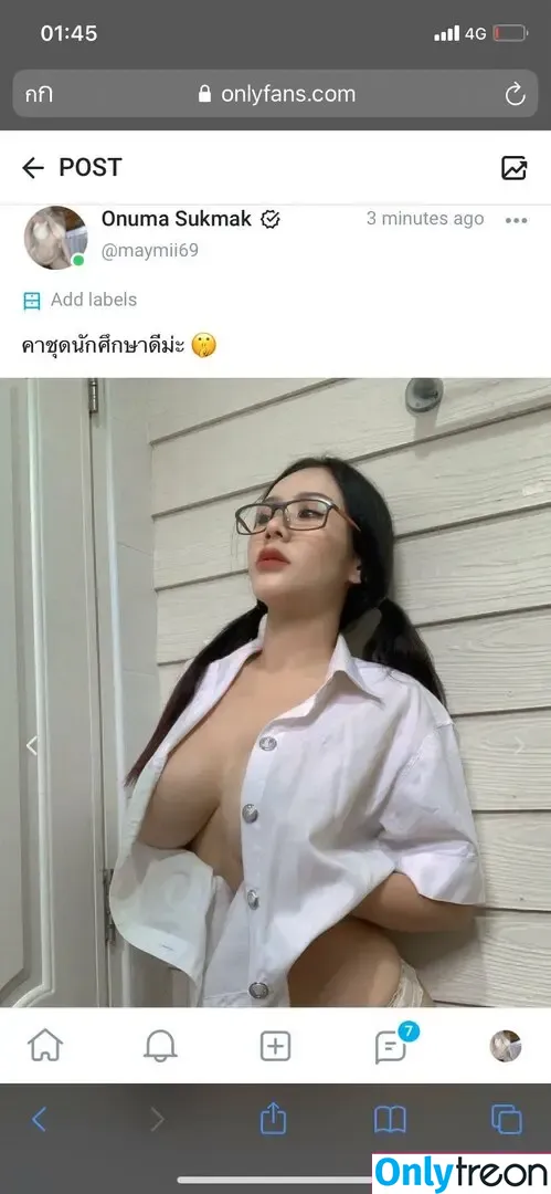 maymii69 nude photo #0015 (Onuma Sukmak / _mmaymii_)