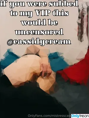 mistresscassidyvcream / creamcassidy nude photo #0024