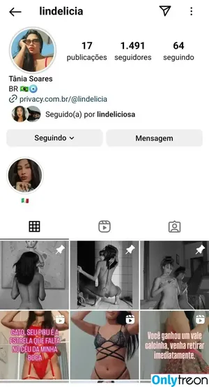 Thânia Soares / Lindelicia / lindeliciosa nude photo #0002
