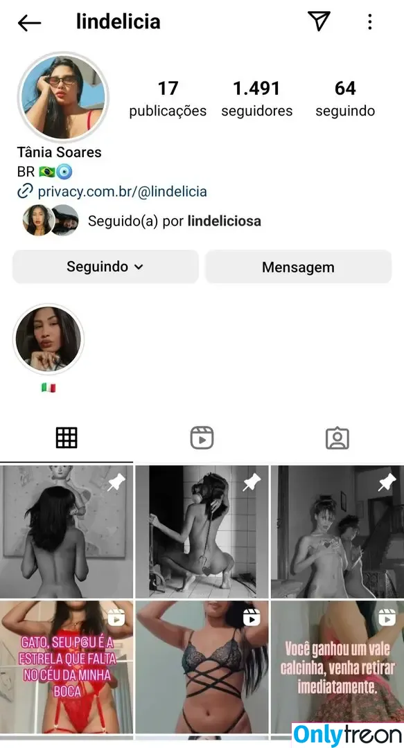 Thânia Soares nude photo #0002 (Lindelicia / lindeliciosa)