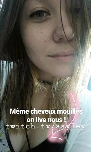 Aayley / French streamer nude photo #0080