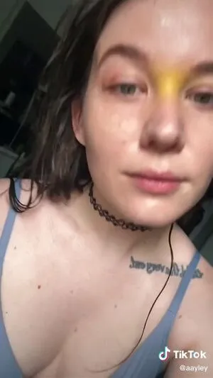 Aayley / French streamer nude photo #0158