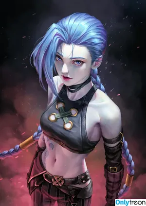 Jinx Cosplay Arcane / LeagueLegends / jinxedyumeria nude photo #0001