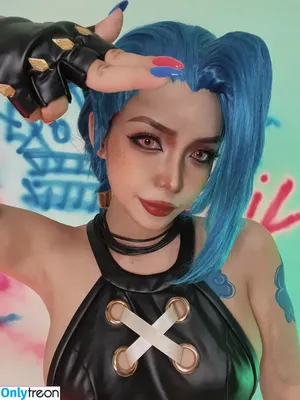 Jinx Cosplay Arcane / LeagueLegends / jinxedyumeria nude photo #0067