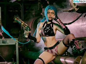 Jinx Cosplay Arcane / LeagueLegends / jinxedyumeria фото голая #0233