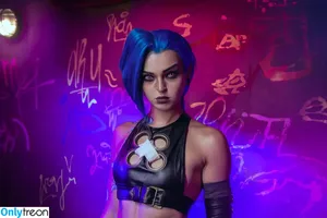 Jinx Cosplay Arcane / LeagueLegends / jinxedyumeria фото голая #0253
