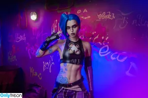 Jinx Cosplay Arcane / LeagueLegends / jinxedyumeria фото голая #0254