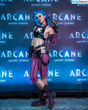 Jinx Cosplay Arcane / LeagueLegends / jinxedyumeria фото голая #0271
