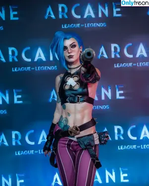 Jinx Cosplay Arcane / LeagueLegends / jinxedyumeria фото голая #0274