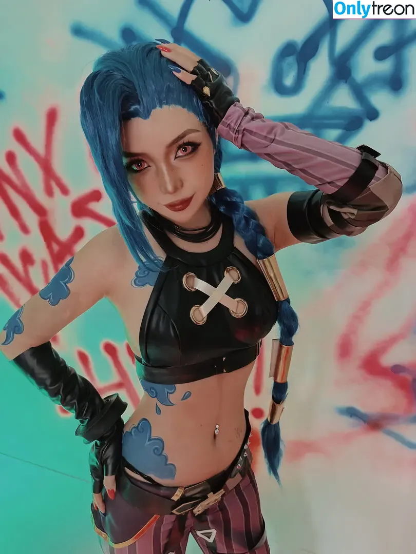 Jinx Cosplay Arcane nude photo #0052 (LeagueLegends / jinxedyumeria)