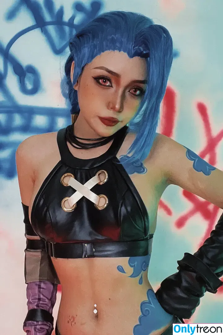 Jinx Cosplay Arcane nude photo #0057 (LeagueLegends / jinxedyumeria)