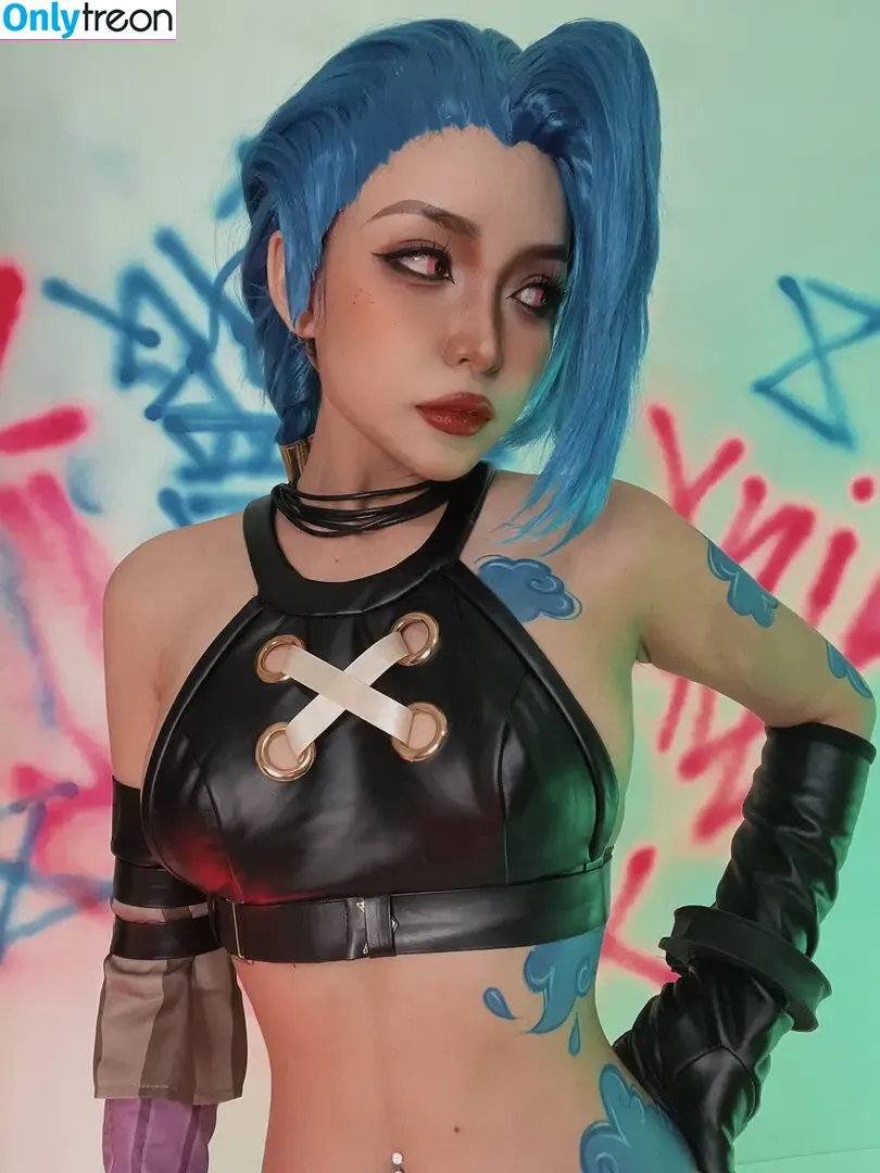 Jinx Cosplay Arcane nude photo #0062 (LeagueLegends / jinxedyumeria)