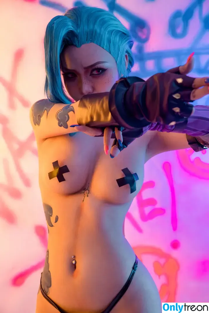 Jinx Cosplay Arcane nude photo #0074 (LeagueLegends / jinxedyumeria)