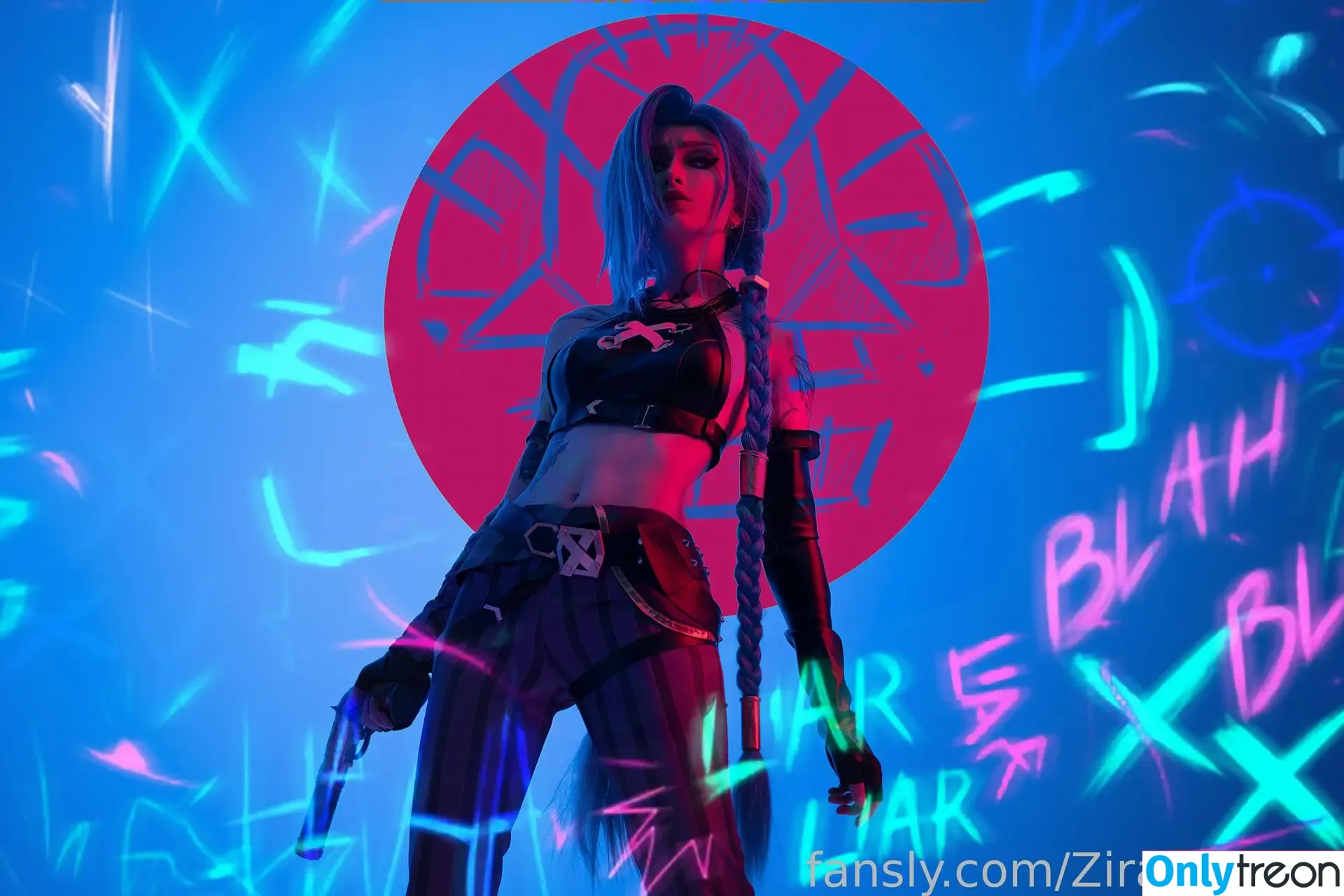 Jinx Cosplay Arcane nude photo #0174 (LeagueLegends / jinxedyumeria)