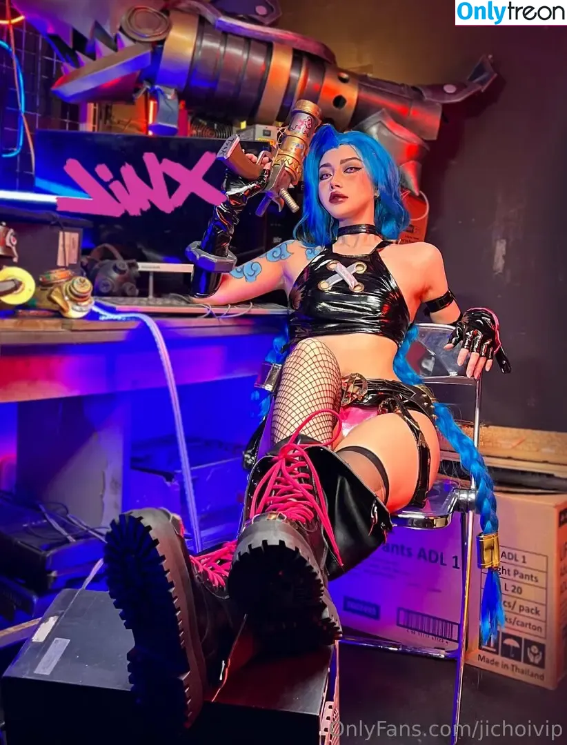 Jinx Cosplay Arcane nude photo #0205 (LeagueLegends / jinxedyumeria)