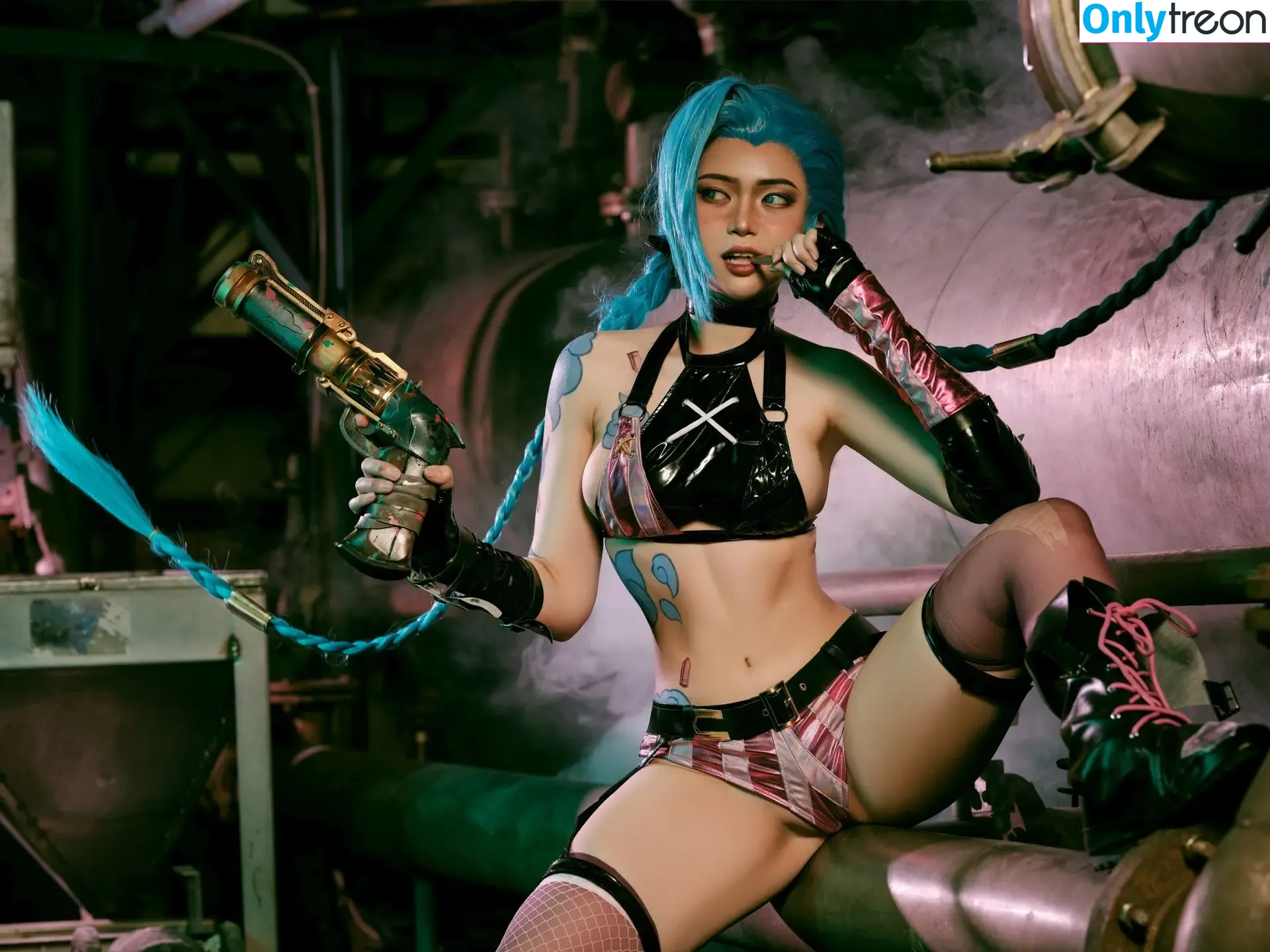 Jinx Cosplay Arcane nude photo #0233 (LeagueLegends / jinxedyumeria)