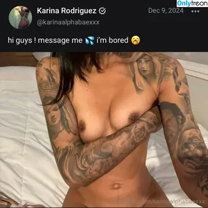 Karina Rodriguez / Karinaalphabae nude photo #0014