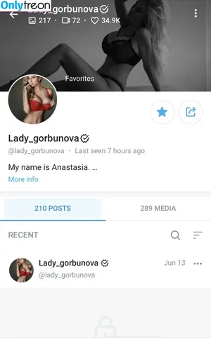 Lady Gorbunova / Anastasia / lady_gorbunova фото голая #0361