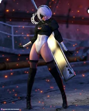 Nier Automata YoRHa / yorha.2.b nude photo #0062