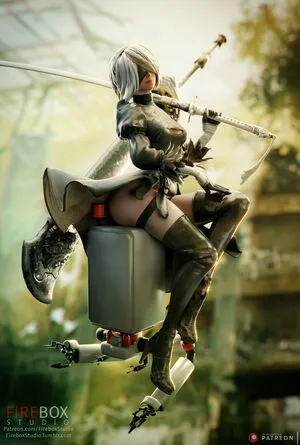 Nier Automata YoRHa / yorha.2.b nude photo #0105
