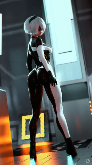 Nier Automata YoRHa / yorha.2.b nude photo #0115