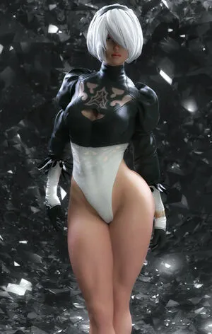 Nier Automata YoRHa / yorha.2.b nude photo #0117