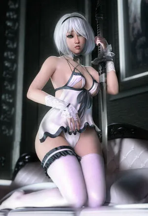 Nier Automata YoRHa / yorha.2.b nude photo #0146