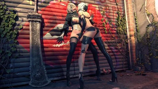 Nier Automata YoRHa / yorha.2.b nude photo #0147