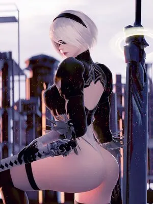Nier Automata YoRHa / yorha.2.b nude photo #0208