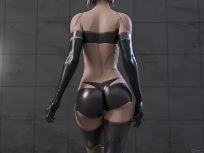 Nier Automata YoRHa / yorha.2.b nude photo #0426