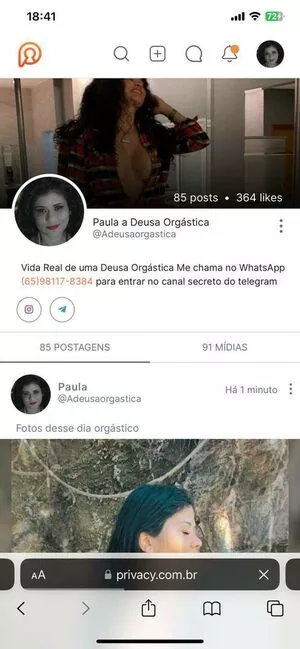 Paula A Deusa Orgástica / Adeusaorgastica / paulaglobalorgastica фото голая #0010